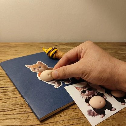 ぽっちゃり柴シール