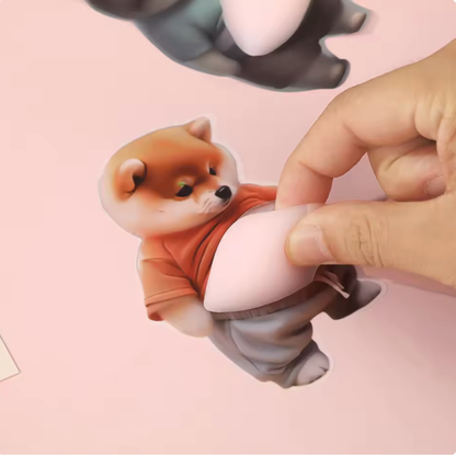 ぽっちゃり柴シール