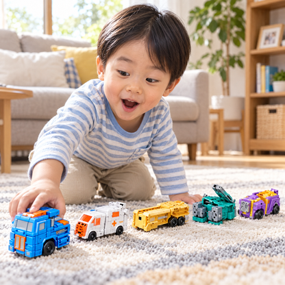 数字変身！車ロボット