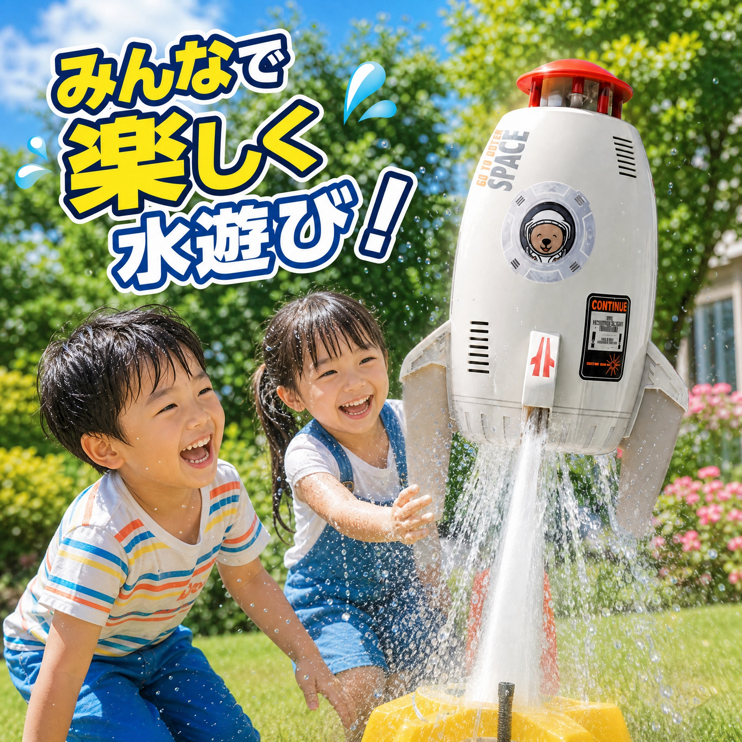 空飛ぶウォーターロケット