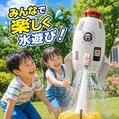 空飛ぶウォーターロケット